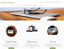 Tablet Screenshot of monikadesigns.com